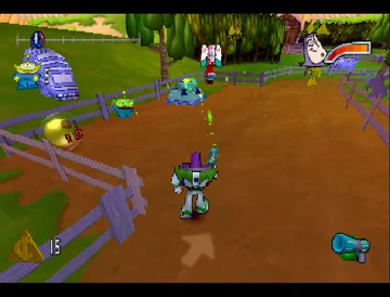 Disney-Pixar Buzz Lightyear of Star Command (US) screen shot game playing